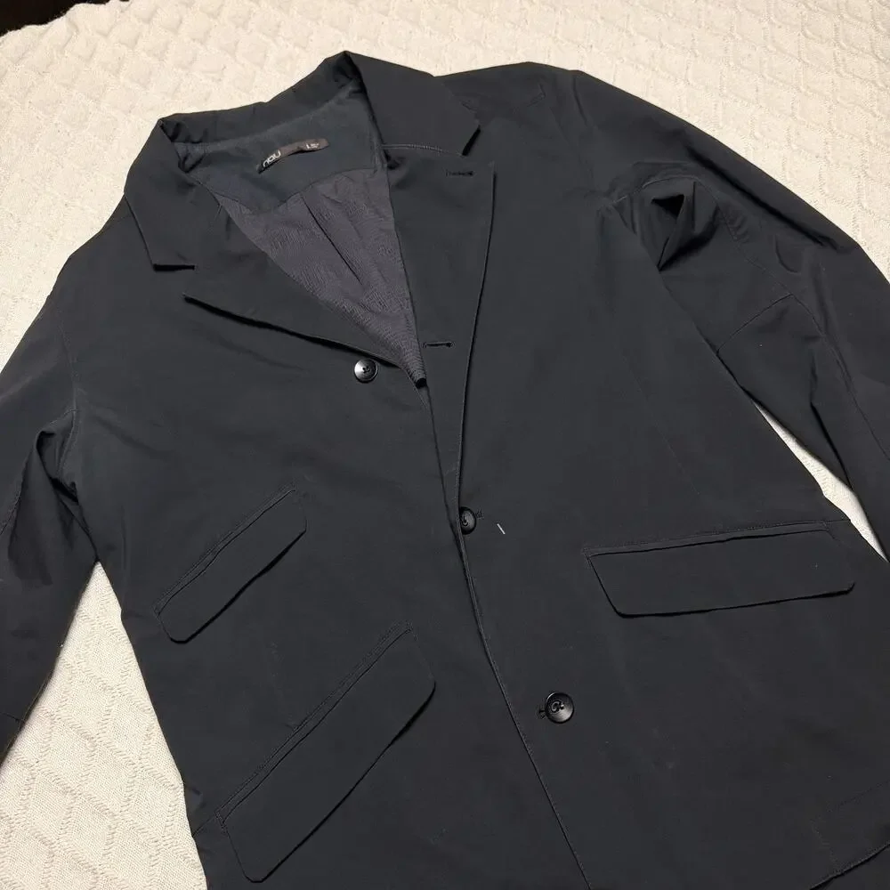 Nau Black Women's Lightweight Blazer Jacket